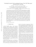 Cosmological parameters from combining the Lyman-α forest with CMB, galaxy clustering and SN constraints