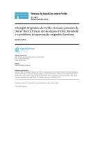 O Insight Originário de Fichte. O ensaio pioneiro de Dieter Henrich meio século depois Fichte, Reinhold e o problema da apercepção originária kantiana
