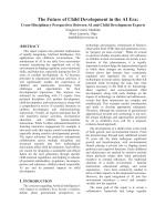 The Future of Child Development in the AI Era: Cross-Disciplinary Perspectives Between AI and Child Development Experts